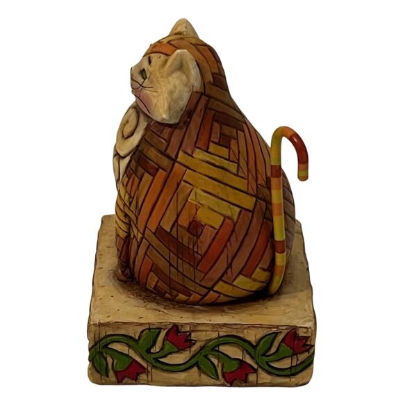 Jim Shore Heartwood Creek Elijah Cat Figurine 5" Multicolor Folk Art 114422 - Picture 4 of 6